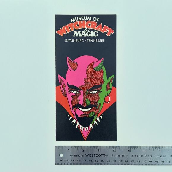 Vintage Museum of Witchcraft and Magic Gatlinburg TN Travel Pamphlet Devil 1970s - Picture 12 of 14